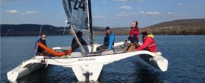 Voile et essais d’adaptations avec Air Océan et l’ESTACA
